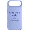 Wee Woo Wee Woo Apparel Custodia per iPhone Air Wee Woo Moglie Polizia Coniuge Carino Minimalista Estetica