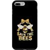 Month of Bees Pollinator Awareness Custodia per iPhone 7 Plus/8 Plus Mese nazionale del miele di Save the Bees Month
