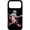 Magliette de Lacrosse su prato Custodia per iPhone 17 Pro Max Giocatore di lacrosse Vaporwave