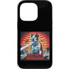 Boston Terrier Puppy Lover PS Custodia per iPhone 13 Pro Divertente retrò giapponese Dogzilla Boston Terrier amante dei cani