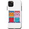 Fuggler Custodia per iPhone 11 Pro Max Gaptooth Mcgoo Arancione Lilla Rosso & Blu Laboratorio Misfit