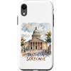 Utopia Sport Paris France Shop Custodia per iPhone XR Panthéon Sorbonne Parigi Francia Acquerello