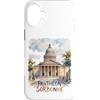 Utopia Sport Paris France Shop Custodia per iPhone 16 Plus Panthéon Sorbonne Parigi Francia Acquerello