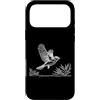 Jimbeels Custodia per iPhone 17 Pro Max Pigolante arte lineare Ornitologo