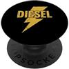 Rolling Coal Gifts for Men and Women Carbone diesel diesel del rotolo di Turbo di U.S.A. del camion diesel di rotolamento PopSockets PopGrip Adesivo