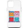 Fuggler Custodia per iPhone 12/12 Pro Gaptooth Mcgoo Arancione Lilla Rosso & Blu Laboratorio Misfit
