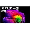 LG OLED evo AI 77 pollici Serie G6 OLED77G64LW, Smart TV 4K, Staffa a muro inclusa, Hyper Radiant Color, Reflection Free Premium, Dual AI Engine, Dolby Vision & Atmos, VRR e G-Sync 4K@165Hz, 2026