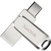 SanDisk Ultra Dual Drive Luxe 2TB Unità Flash (con connettori USB reversibili di Tipo C e Tipo A, per memoria Telefono, Tablet, Mac e Computer, Fino a 400 MB/s, Pendrive USB Type-C, Metallo) Argento