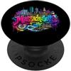 Regali dello stato del Massachusetts & C Orizzonte del Massachusetts dello stato degli Stati Uniti PopSockets PopGrip Adesivo