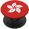 Flags and Symbols Bandiera di Hong Kong PopSockets PopGrip Adesivo