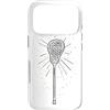 Magliette Grafiche de Lacrosse Custodia per iPhone 17 Pro Arte della linea del bastone da lacrosse
