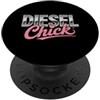 Rolling Coal Gifts for Men and Women Carbone diesel diesel del rotolo di Turbo di U.S.A. del camion diesel di rotolamento PopSockets PopGrip Adesivo