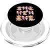 Coquette Bow Aesthetic Puppy Graphic Wom Coquette Bow Ribbon Estetic Puppy Cute Dog Lover Graphic PopSockets PopGrip per MagSafe