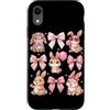 Coquette Bow Aesthetic Rabbit Graphic Wo Custodia per iPhone XR Carino Bunny Ribbon Coquette Bow Estetica Coniglio Amante