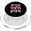 Coquette Bow Aesthetic Deer Graphic Wome Deer Coquette Bow Ribbon Estetica Carino Deer Lover Graphic PopSockets PopGrip per MagSafe