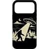 Funny Bigfoot Sasquatch Lochness Monster Custodia per iPhone 17 Pro Max Bigfoot UFO Abduzione Astronave Aliena Cryptid Loch Ness