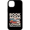 Dog Lover Reading Bookworm Puppy Lovers Custodia per iPhone 14 Plus Book Mom Dog Lover Girare le pagine con il mio cane