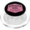 Biohacker Girl Like A Regular Only Cooler Divertente Biohacking PopSockets PopGrip per MagSafe