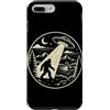 Funny Bigfoot Sasquatch Lochness Monster Custodia per iPhone 7 Plus/8 Plus Bigfoot UFO Rapimento Sasquatch Loch Ness Foresta Mostro