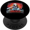 Basset Hound Puppy Lover PS Divertente retrò giapponese Dogzilla Basset Hound Dog Lover PopSockets PopGrip Adesivo