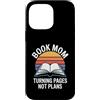 Book Lover Library Bookworm Books Custodia per iPhone 14 Pro Max Prenota Mamma Girare Pagine Non Piani