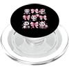 Coquette Bow Aesthetic Panda Graphic Wom Nastro con fiocco Kawaii Panda Coquette con simpatica grafica Panda Lover PopSockets PopGrip per MagSafe