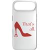 Millennial Movies Nostalgic Quotes Custodia per iPhone Air That's All Miranda Quotes Tacchi alti Devil's Pitchfork Heel