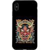 Japanese Oni Mask Aesthetic By TOKYO WAV Custodia per iPhone XS Max Maschera giapponese del diavolo Yokai del diavolo Hannya Giappone Oni