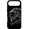 T-Shirts de Box Lacrosse Custodia per iPhone Air Schizzo del giocatore di lacrosse
