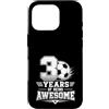 Awesome Soccer Football Birthday Party A Custodia per iPhone 16 Pro 3 ° compleanno ragazzo calcio 3 anni di essere fantastico calcio