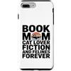 Cat Lover Reading Book Mom Custodia per iPhone 7 Plus/8 Plus Libro Mom Cat Lover Fiction And Felines Forever