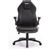 Nasa Voyager Sedia Gaming Regolabile 5 Gambe, Pelle Sintetica