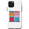 Fuggler Custodia per iPhone 11 Pro Gaptooth Mcgoo Arancione Lilla Rosso & Blu Laboratorio Misfit