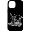 Funny Bigfoot Sasquatch Lochness Monster Custodia per iPhone 15 Bigfoot Equitazione Loch Ness Mostro Cowboy Creature Cryptid