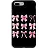 Cute Coquette Bow Aesthetic Gifts Women Custodia per iPhone 7 Plus/8 Plus Pink Coquette Bow Ribbon Estetica Carino Ragazze Grafica