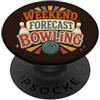 Alley Mood Club Previsioni del fine settimana Bowling Retro PopSockets PopGrip Adesivo