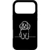 Jimbeels Custodia per iPhone 17 Pro Max Cockapoo arte lineare Amante dei cani