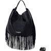 ERMANNO FIRENZE Large Hobo Athena Black