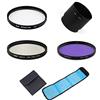 AFGRAPHIC Camera Filtro Bundle Set 3 In 1 UV CPL FLD Filtro con anello adattatore Sacchetto Filtro Per Nikon Coolpix P500 fotocamera