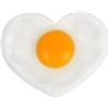Generisch Artificiali alimentari | Articoli falsi a forma di cuore - Uova artificiali, decorazione da cucina, per feste, compleanni, servizi fotografici, cucina, ristorante, mercato, gioco di ruolo