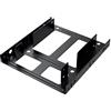 GRAUGEAR | 2 X 2,5 pollici HDD/SSD drive telaio | Convertitore SSD/HDD Dual 2,5 | in alloggiamento da 3,5 pollici | metallo | G-CV-25T35