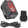 MOOKEENONE Telecamera per visione notturna, action camera montata sulla testa, per la registrazione del motociclismo, 1080p