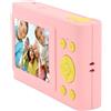 Brrnoo Fotocamera Digitale per Bambini 1080P con Zoom Digitale 16X, Schermo a Colori da 2,4 Pollici, Piccola Fotocamera Compatta Ricaricabile per Ragazzi e Ragazze in Ambienti Interni