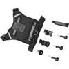 Kaeltsyn Gilet per cani Action Camera Mount Chest Fixation Soft Imbottito Pet Harness Action Camera per la schiena