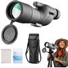 Genérico Telescopio monoculare ad alta potenza, monoculare per adulti ad alta potenza, monoculare impermeabile 25-75x60 | Monoculare di visione più ampia per esterni e birdwatching, resistente