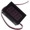 QUXVUIS Indicatore di capacità della batteria pratico del tester del livello di potenza Voltmetro digitale Misuratore tensione a tre fili Calibro display a LED per auto