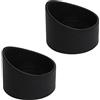 KAHDGSS Copertura oculare 2 pezzi 40 mm diametro gomma oculare protezione accessorio per microscopio stereo durevole