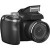 Plyisty Fotocamera Digitale 4K per Fotografia, Zoom Ottico 12X, 60 MP, Videocamera per Vlogging su YouTube, Autofocus, Anti-vibrazione, 2 Batterie (BLACK)