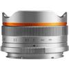 ZGWKMAC Compatibile con obiettivo grandangolare Fisheye APS-C Canon EF-M 10mm F5.6 M4/3 EZX Mirrorless Camera(Silver bundle 1,RF)
