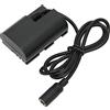 Plyisty Kit Adattatore di Alimentazione della Batteria Fittizia della Fotocamera per Fotografia SLR SLR 70D 70D 5D3 60D, Materiale ABS, Materiale ABS (Spina europea)